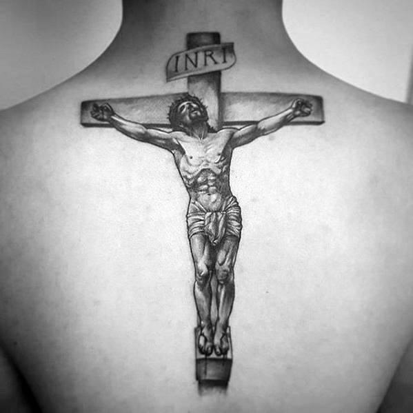 60 3D Jesus Tattoo Designs für Männer - religiöse Tinte Ideen  