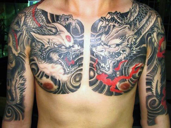 50 chinesische Drache Tattoo Designs für Männer - flammende Tinte Ideen  