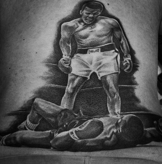 50 Muhammad Ali Tattoo Designs für Männer - Boxing Champion Ink Ideen  