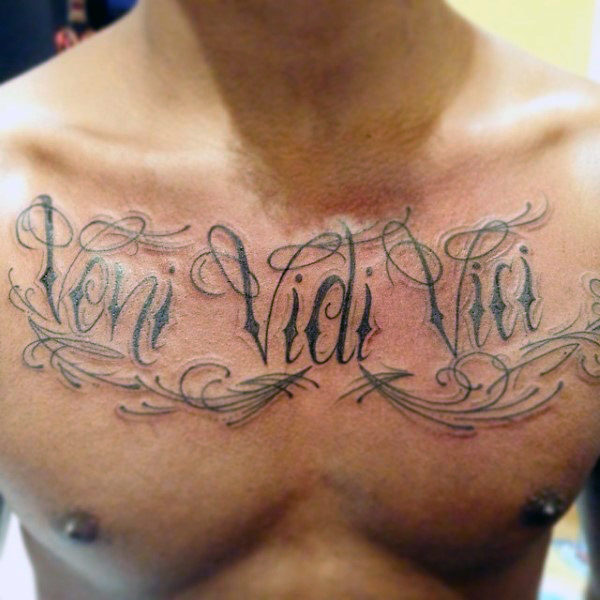 60 Veni Vidi Vici Tattoo Designs für Männer - Julius Caesar Ink Ideen  