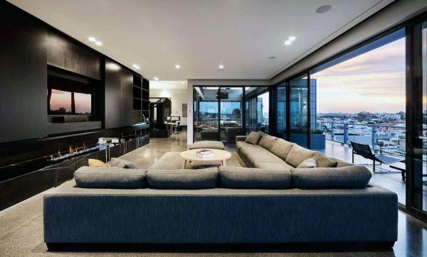 Top 50 besten modernen Wohnzimmer Ideen - zeitgenössische Designs  