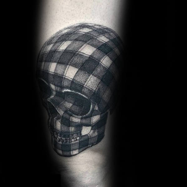 50 3D Skull Tattoo Designs für Männer - Cool Cranium Ink Ideen  