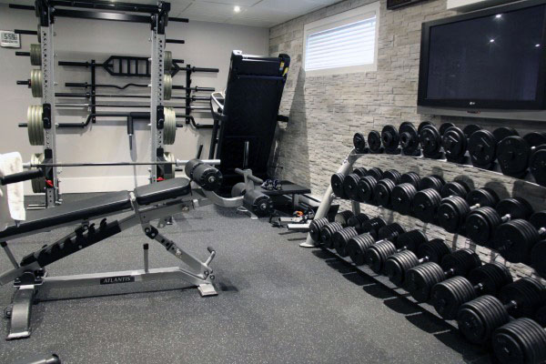 40 Personal Home Gym Design-Ideen für Männer - Trainingsräume  