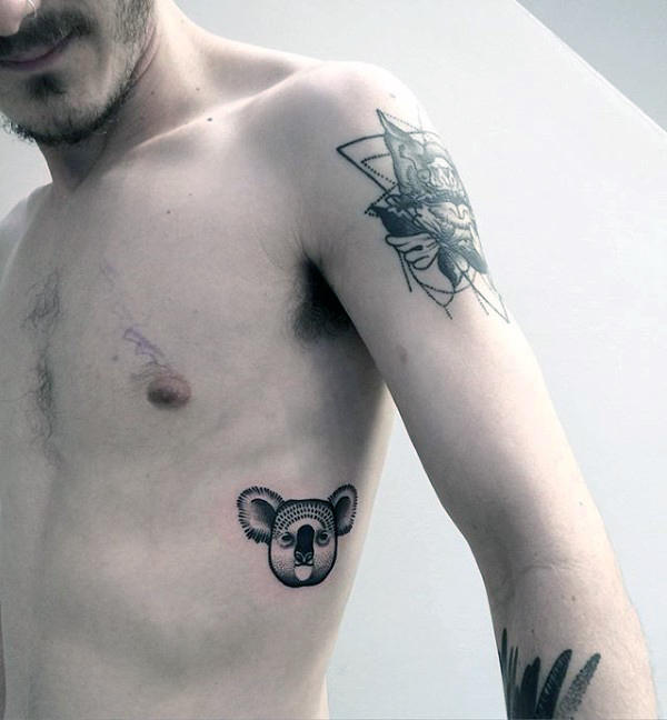 30 Koala Tattoo Designs für Männer - Wild Animal Ink Ideen  