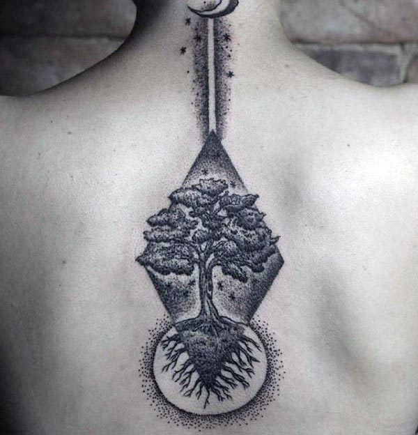 100 Baum des Lebens Tattoo Designs für Männer - Manly Ink Ideen  