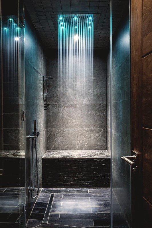 Top 50 besten modernen Dusche Design-Ideen - zu Fuß in Luxus  