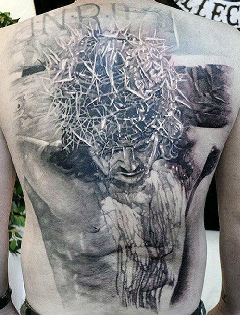 50 Badass Cross Tattoos für Männer - Manly Design-Ideen  