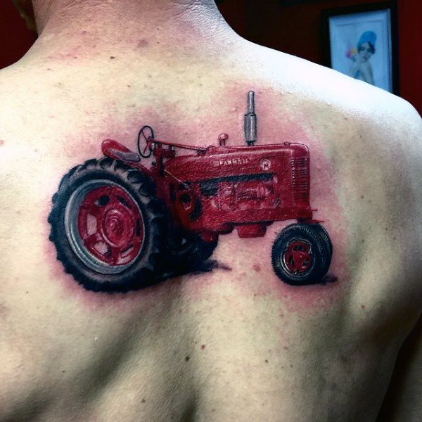 60 Landwirtschaft Tattoos für Männer - Landwirtschaft Design-Ideen  