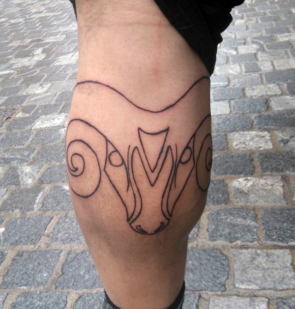 75 Widder Tattoos für Männer - Zodiac Ink Design-Ideen  