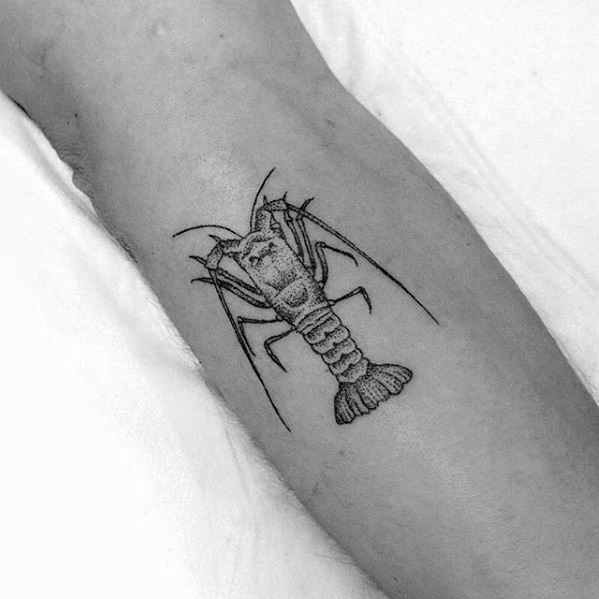 40 Crawfish Tattoo Designs für Männer - Krebs Tinten Ideen  