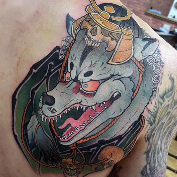 80 Kitsune Tattoo Designs für Männer - japanische Fox Ink Ideen  