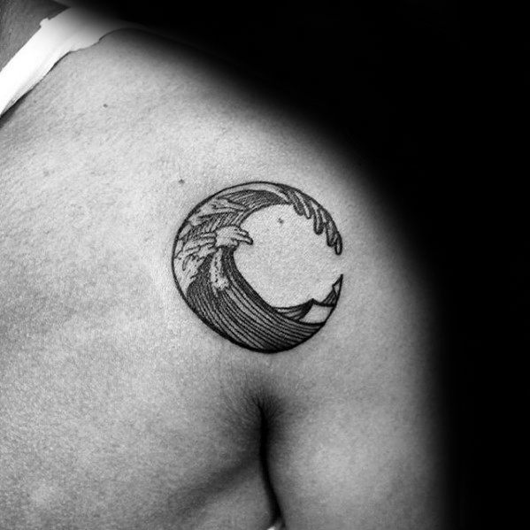 50 Badass kleine Tattoos für Männer - Coole kompakte Design-Ideen  