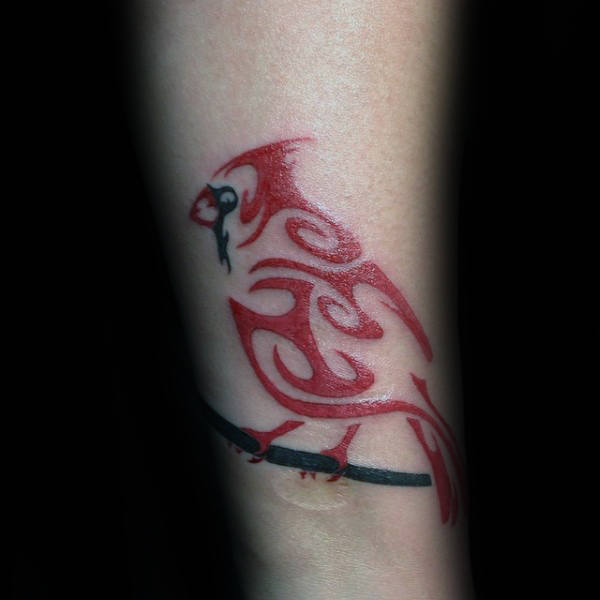 60 Cardinal Tattoo Designs für Männer - Vogel-Tinten-Ideen  