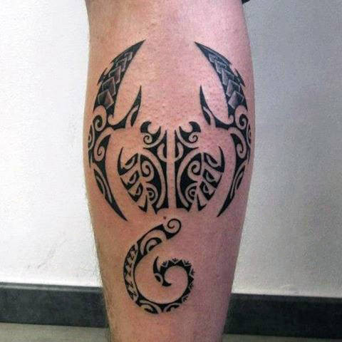 50 Tribal Scorpion Tattoo Designs für Männer - Manly Ink Ideen  