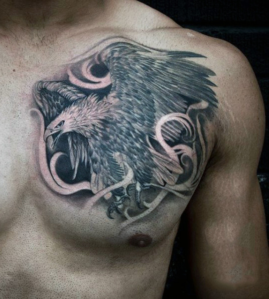 75 Eagle Tattoos für Männer - ein Segelfliegen von traditionellen Designs  