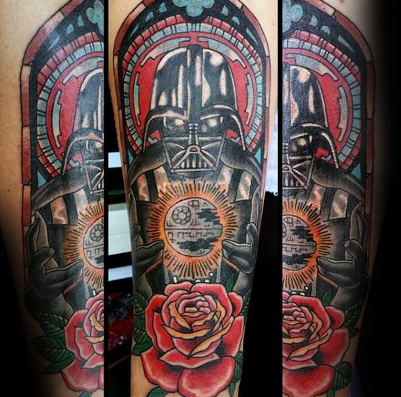 60 Todesstern Tattoo Designs für Männer - Star Wars Ideen  
