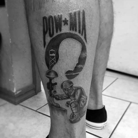 30 POW MIA Tattoo Designs für Männer - Veteran Ink Ideen  