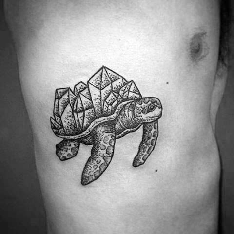 100 Schildkröte Tattoos für Männer - Hard Shell Design-Ideen  