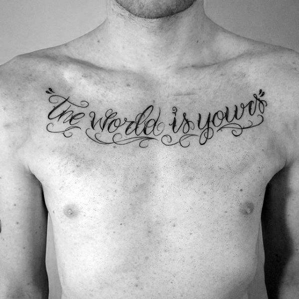 30 Die Welt ist Ihre Tattoo Designs für Männer - Manly Ink Ideen  