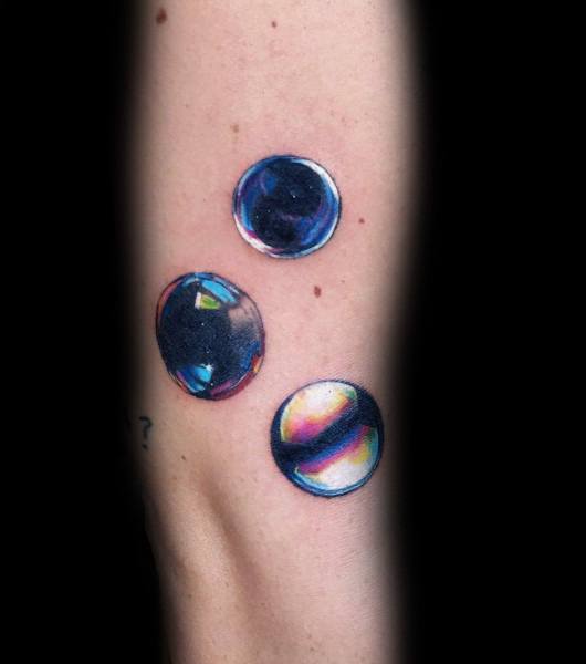 20 Marmor Tattoo Designs für Männer - Glaskugel Tinte Ideen  
