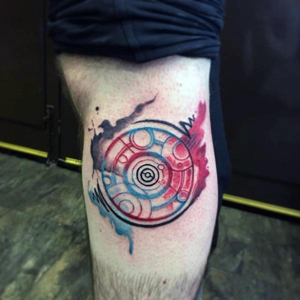 40 Gallifreyan Tattoo Designs für Männer - Doctor Who Ink Ideen  