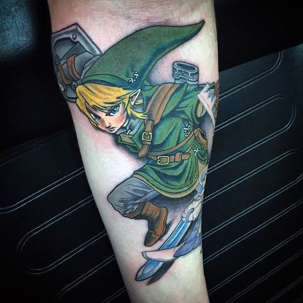 90 Zelda Tattoos für Männer - Cool Gamer Ink Design-Ideen  