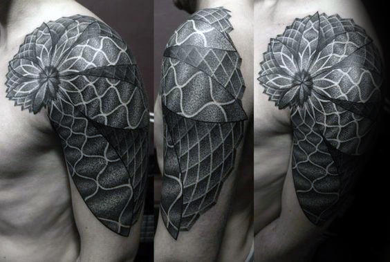 60 Fibonacci Tattoo Designs für Männer - Spiral Ink Ideen  