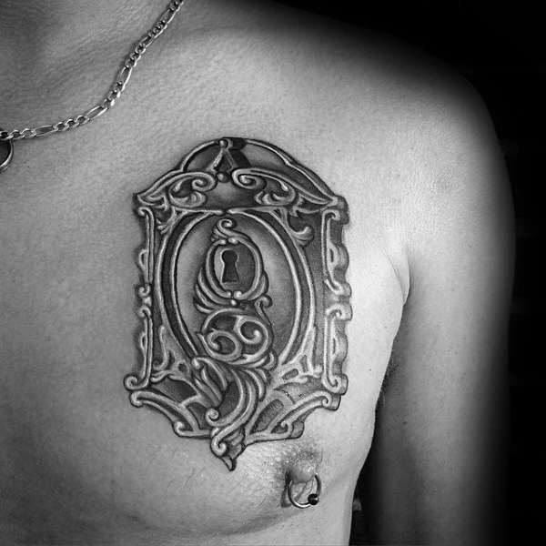 60 Lock Tattoos für Männer - Gehärtete Design-Ideen  