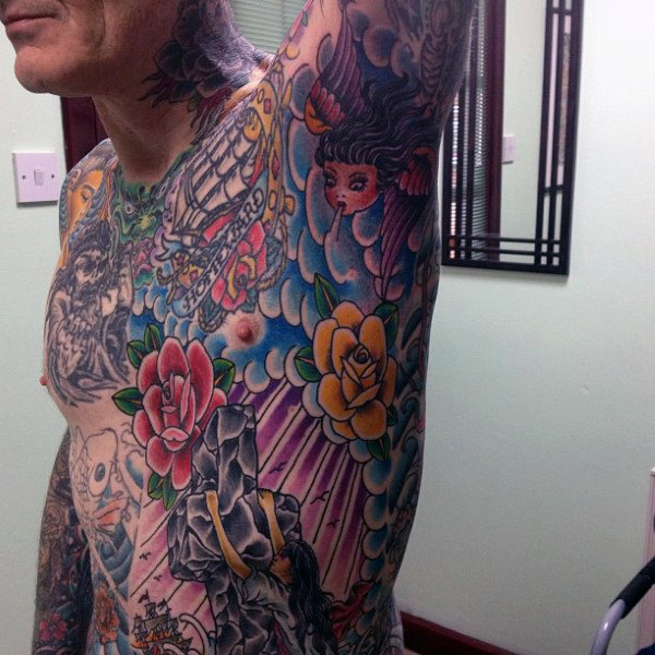 90 Achselhöhlen Tattoo-Designs für Männer - Underarm Ink Ideas  