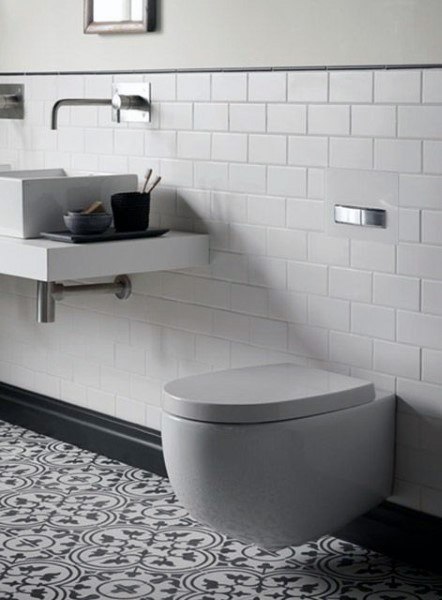Top 60 beste halbe Bad Ideen - einzigartige Badezimmer Designs  