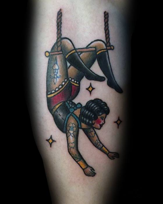 60 Zirkus Tattoos für Männer - unterhaltsame Design-Ideen  