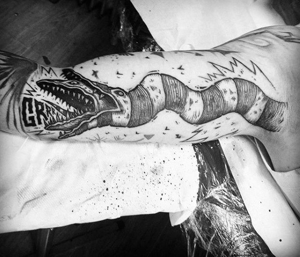 50 Beetlejuice Tattoo Designs für Männer - Film Tinte Ideen  
