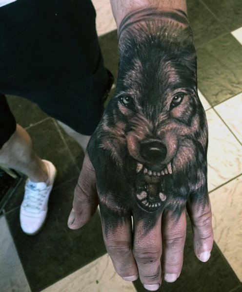 70 Wolf Tattoo Designs für Männer - Maskuline Idee Inspiration  