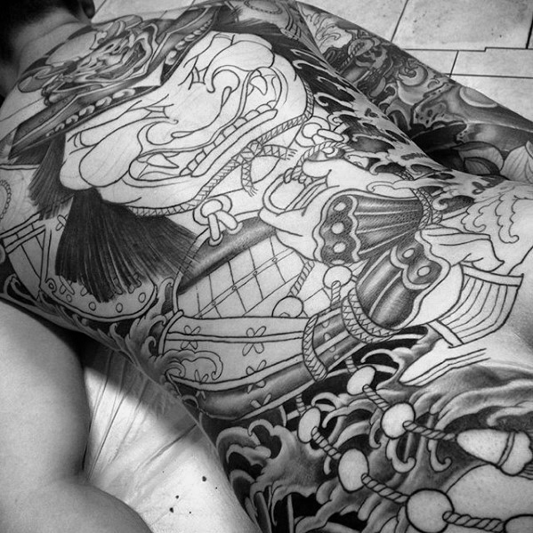 50 japanische zurück Tattoo Designs für Männer - traditionelle Tinte Ideen  