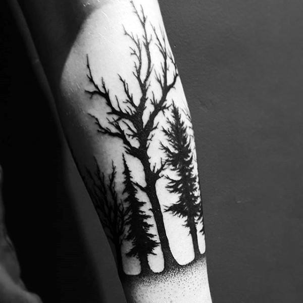 100 Natur Tattoos für Männer - Deep Great Outdoor Designs  