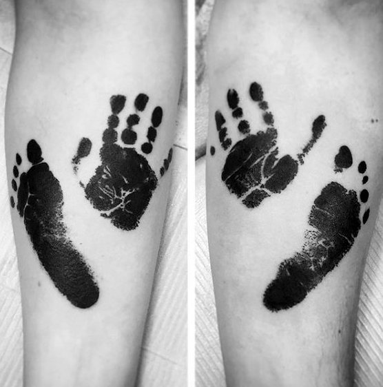 Top 60 besten Footprint Tattoos für Männer - Ink Design-Ideen  