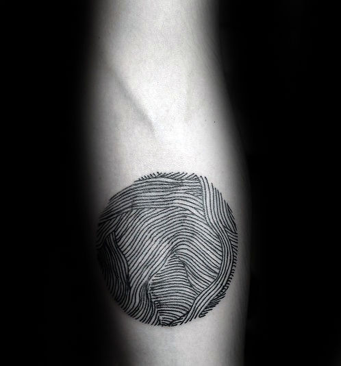 Top 40 besten Fingerabdruck Tattoos für Männer - männliche Designs  
