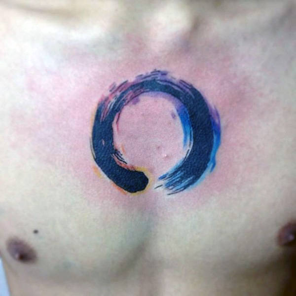 60 Enso Tattoo Designs für Männer - Zen japanische Tinte Ideen  