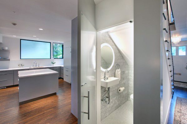 Top 60 beste halbe Bad Ideen - einzigartige Badezimmer Designs  