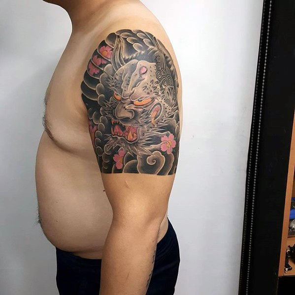 50 japanische Dämon Tattoo Designs für Männer - Oni Ink Ideen  