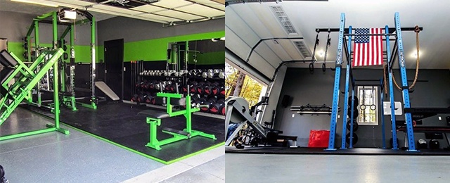 Top 75 besten Garage Gym Ideen - Home Fitness Center Designs - Mann