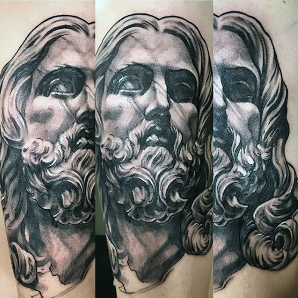 60 3D Jesus Tattoo Designs für Männer - religiöse Tinte Ideen  