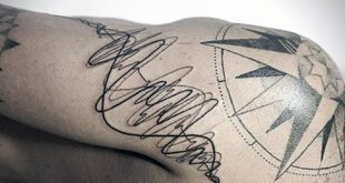 30 Soundwave Tattoo Designs für Männer - Acoustic Ink Ideen  