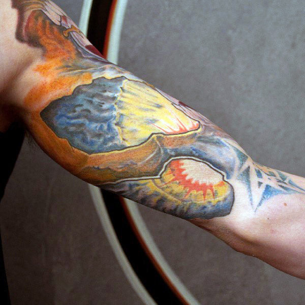 100 Inner Arm Tattoos für Männer - Maskulin Design-Ideen  