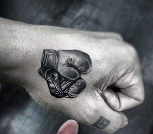 40 Boxing Tattoos für Männer - Ein Handschuh Punch Of Manly Ideen  
