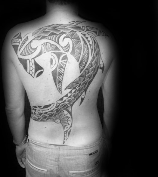 50 polynesischen Shark Tattoo Designs für Männer - Tribal Ink Ideen  