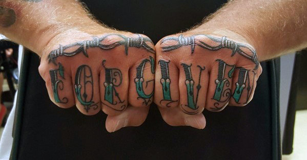 30 verzeihende Tattoo Designs für Männer - Word Ink Ideen  