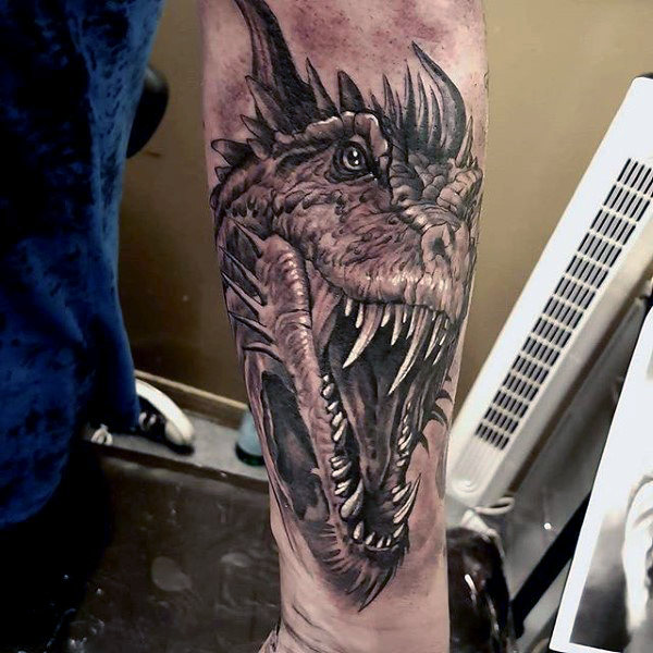 50 tödliche Drachen Tattoos für Männer - herrliche mythische Monster  