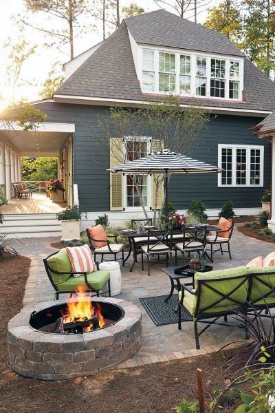 Top 60 besten Terrasse Ideen - Backyard Lounge Designs  