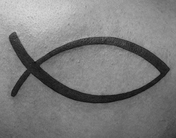 40 Ichthus Tattoo-Designs für Männer - Jesus Fisch Tinte Ideen  